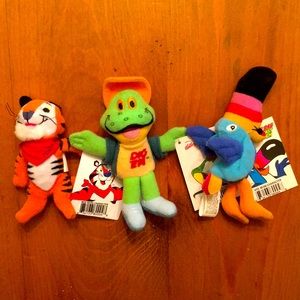 1997 Kellogg’s Breakfast Bunch 4.5” Bean Bags